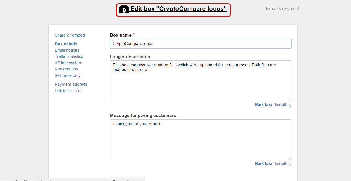 How To Upload A File With A Bitcoin Price Tag Cryptocompare Com - 