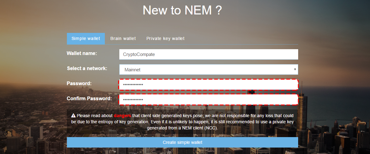 How To Use The Nem Nano Wallet Cryptocompare Com