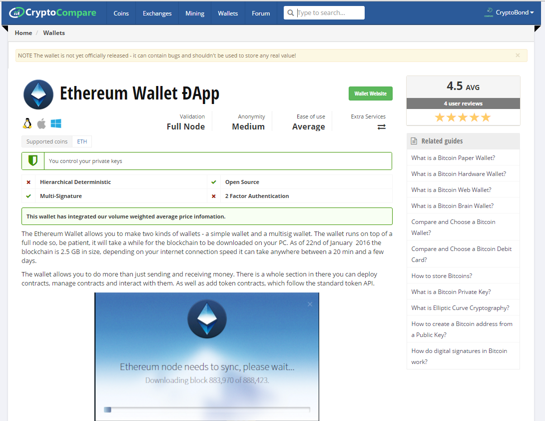 Easiest To Use Online Bitcoin Wallets Ethereum Trade Size - 